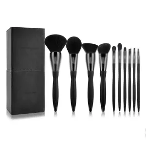 10 Makeup Brushes Set Barrel Full Set Of Makeup Tools Makeup Tools Makeup Brushes