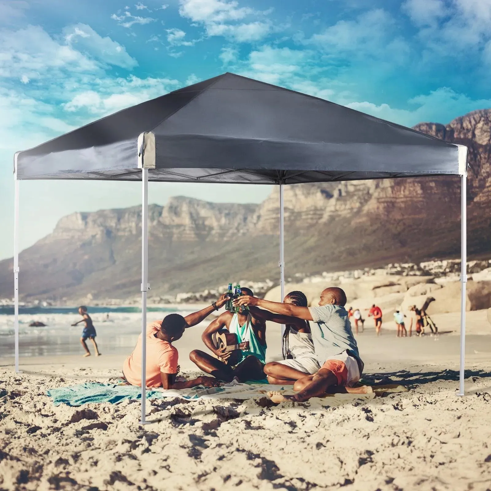 10x10/12x12 ft. Pop Up Canopy Tent with Roller Bag