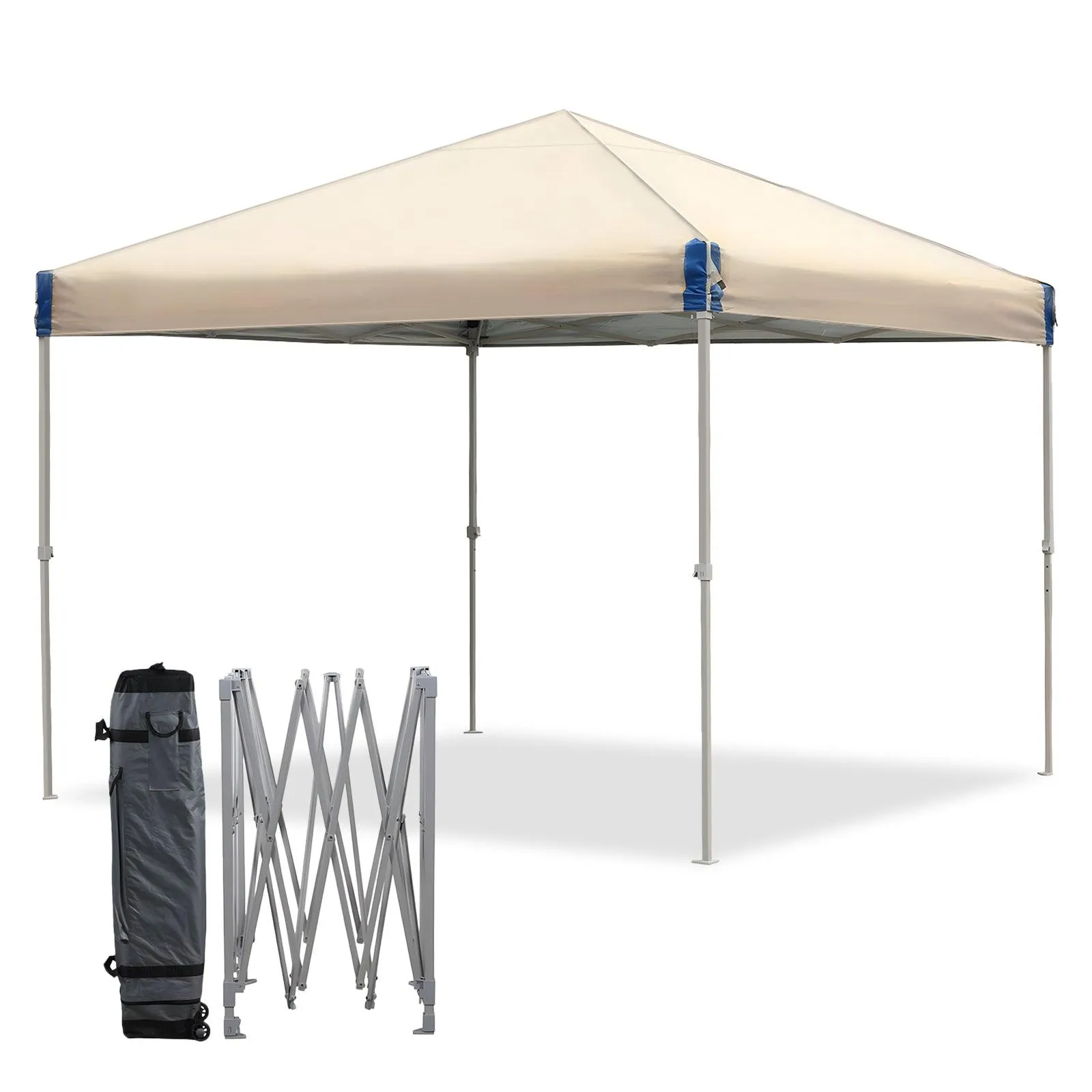 10x10/12x12 ft. Pop Up Canopy Tent with Roller Bag