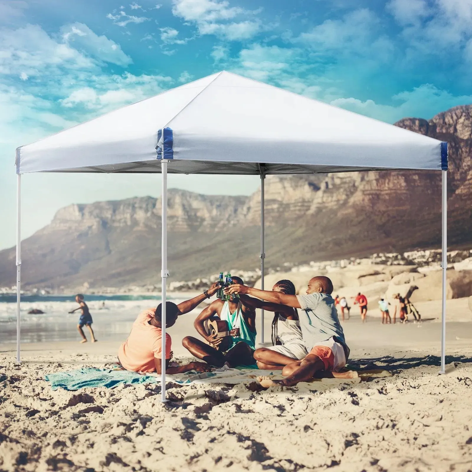 10x10/12x12 ft. Pop Up Canopy Tent with Roller Bag