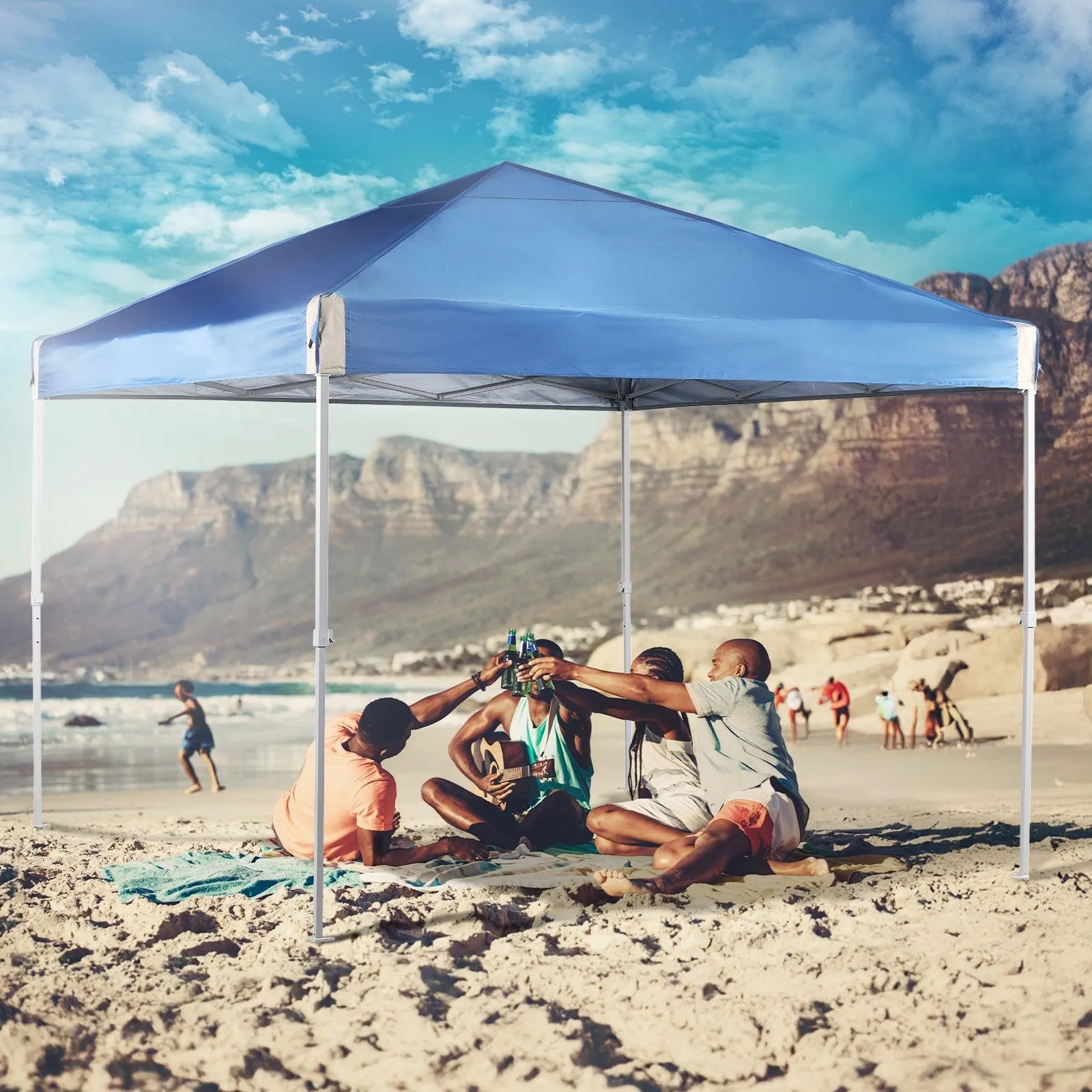 10x10/12x12 ft. Pop Up Canopy Tent with Roller Bag