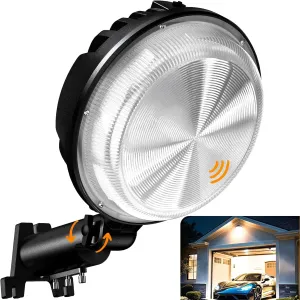 150W 20000LM LED Barn Light, Dusk to Dawn Outdoor Light with 150° Adjustable Photocell, Pole Light 6500K Daylight Flood Lights, IP66 Waterproof Area Street Light for Farm Garage Warehouse Yard