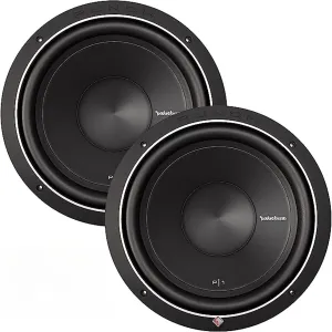 2) ROCKFORD FOSGATE P1S4-12 12" 1000 Watt 4-Ohm Car Audio Subwoofers Subs P1S412