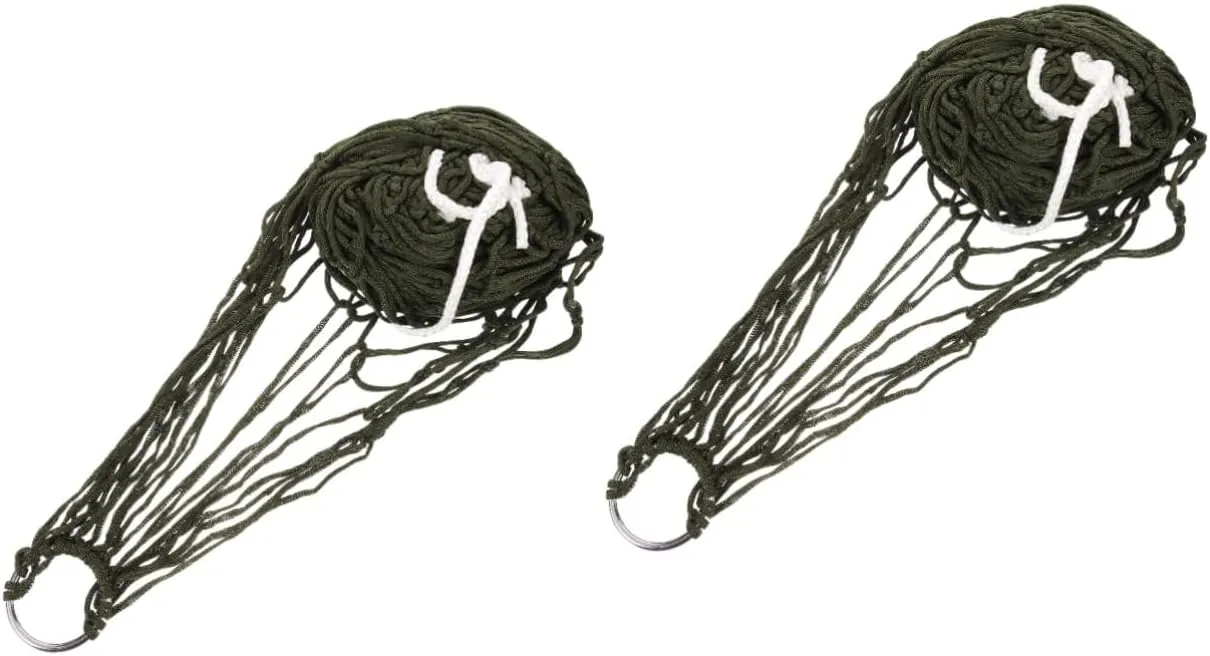 2 Sets Professional Camping Hammock Set Large Size Hammocks Accessories for Outdoor Travel