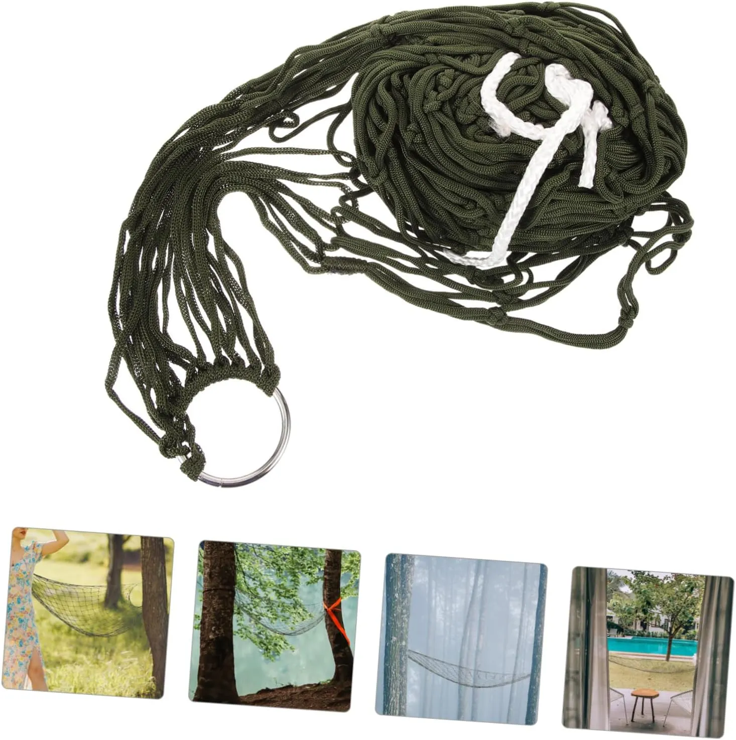 2 Sets Professional Camping Hammock Set Large Size Hammocks Accessories for Outdoor Travel