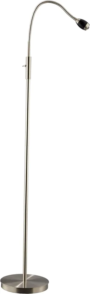 402071-04 FOCUS Adjustable Beam LED Floor Lamp,Metal, Black