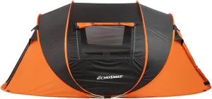 5-8 Person Pop Up Camping Tent for Boat & Beach, Instant Setup in 10 Seconds, Spacious 96"x57" with 4 Mesh Windows, Lightweight 7.17 lbs for Family Outdoor Adventures
