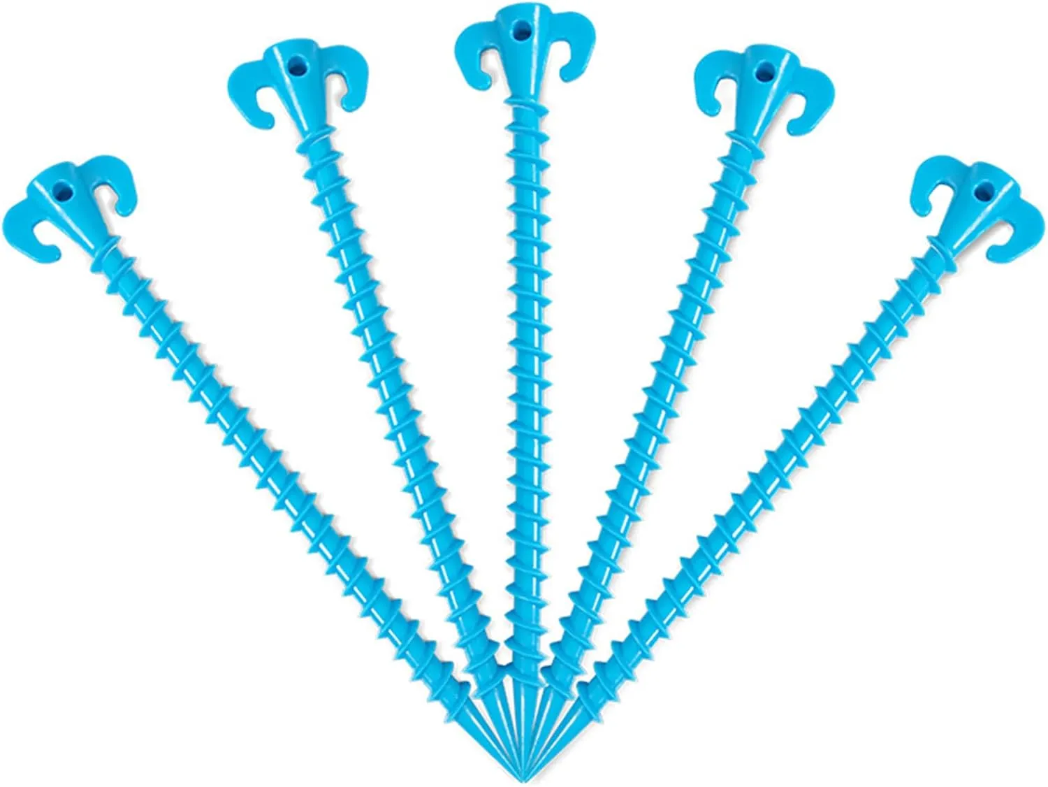 5Pcs Plastics Tent Pegs Set Heavy Duty Tent Nails for Fixing Camping Tent Rain Tarps Garden Awnings Pegs for Outdoor