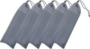 5Pcs Tent Spikes Storage Bags Durable Oxford Cloth Camping Accessory Pouches for Tent Pegs Ground Nails Wind Ropes and Camping Tools Convenient Organization for Outdoor
