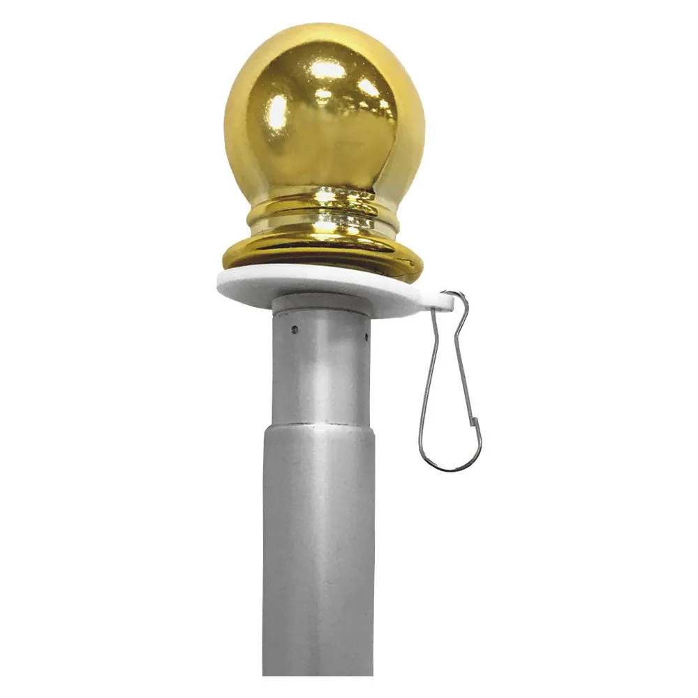 6ft Aluminum Hand-Held Flag Pole