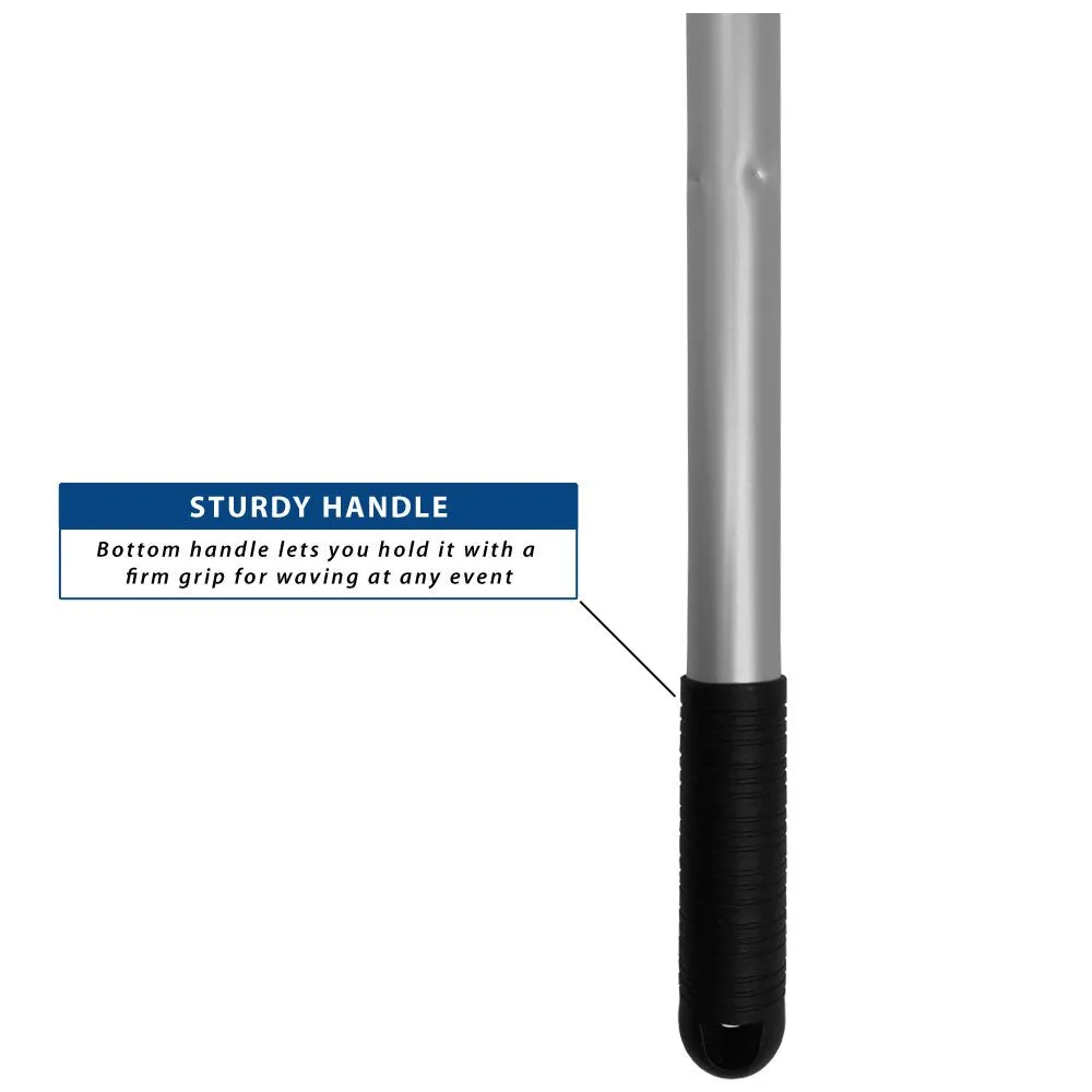 6ft Aluminum Hand-Held Flag Pole