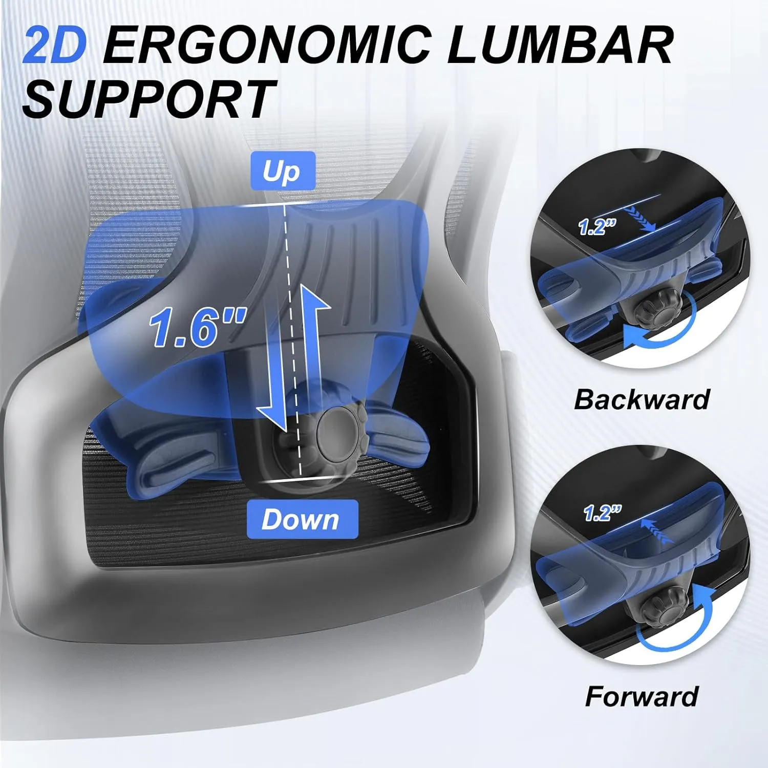 700lbs Ergonomic Office Chair,Upgrade Big and Tall Office Chairs for Heavy People,Mesh High Back Desk Chair with 5D Flip Arms Large Wheels,Adjustable Headrest & Lumbar Support,Wide Executive Chairs