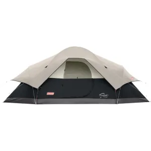 8-Person Camping Tent, Weatherproof Family Tent with Room Dividers, Rainfly, and Adjustable Ventilation