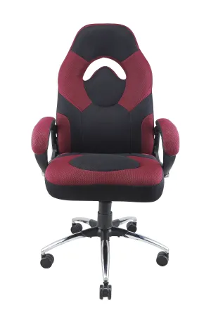 Adiko Breath Series - Front Breathable Mesh Fabric - Maroon / Black
