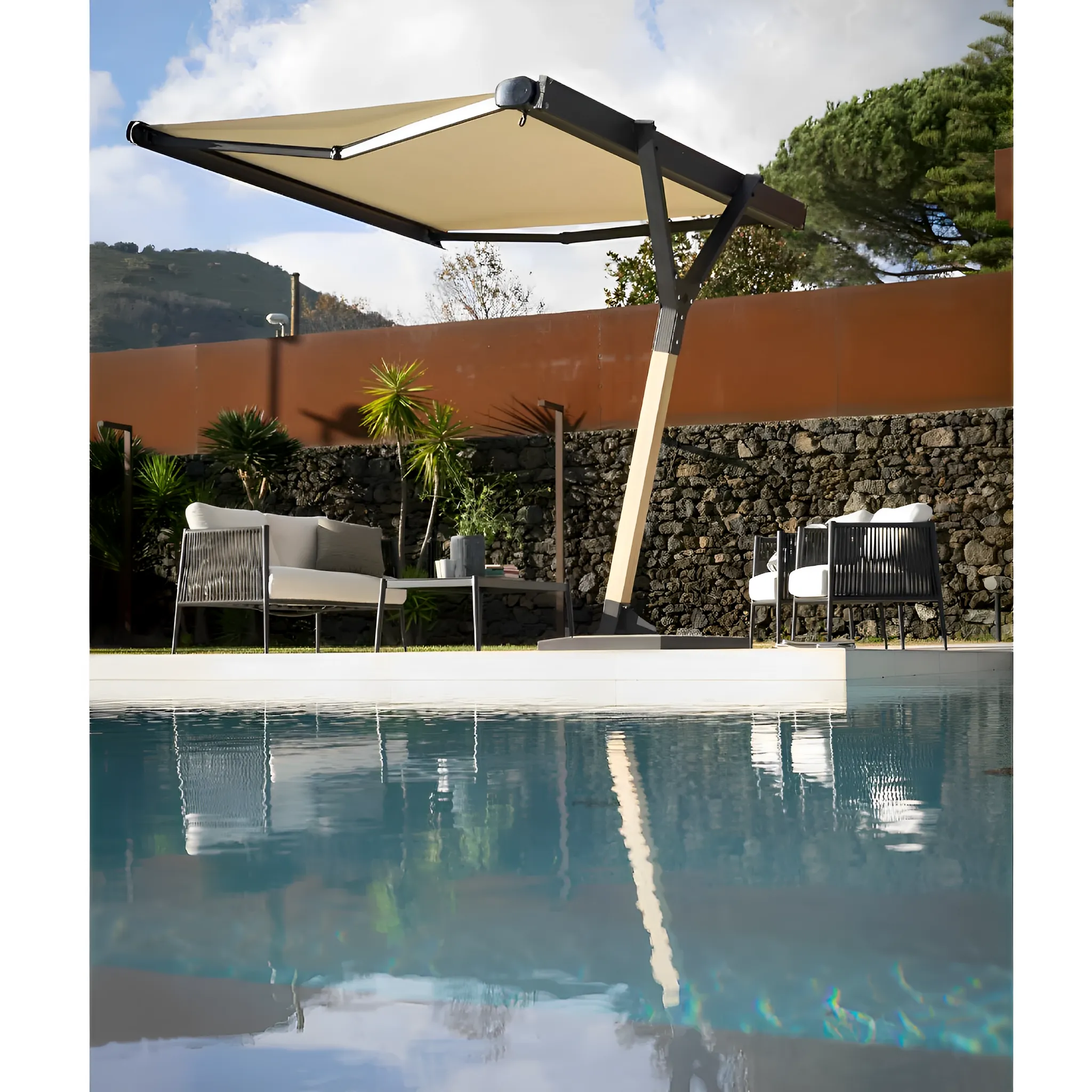 Adjustable Garden Umbrella | Unopiu Salento