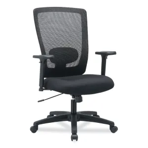 Alera® Alera Envy Series Mesh High-Back Swivel/tilt Chair, Supports Up To 250 Lb, 16.88" To 21.5" Seat Height, Black
