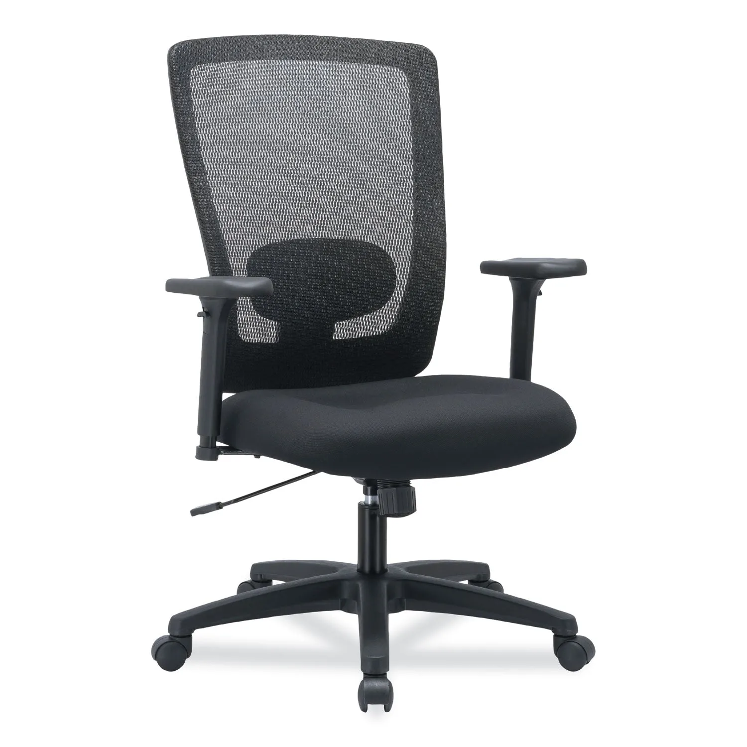 Alera® Alera Envy Series Mesh High-Back Swivel/tilt Chair, Supports Up To 250 Lb, 16.88" To 21.5" Seat Height, Black