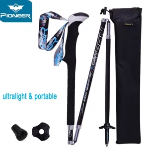 alpenstock mountaineering Carbon camping Climbing Nordic hiking Satisfaction guarantee Folding Sticks pole Walking Fiber trekking Curated collection Cane New stick poles