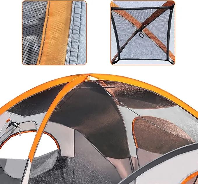 Amazon Basics Dome Camping Tent, 4/8 Person
