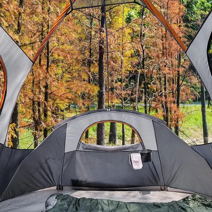 Amazon Basics Dome Camping Tent, 4/8 Person