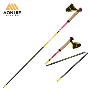 AONIJIE 2-Pack Carbon Fiber Trekking Poles – Quick-Lock & Ultralight for Hiking/Mountaineering-E4212