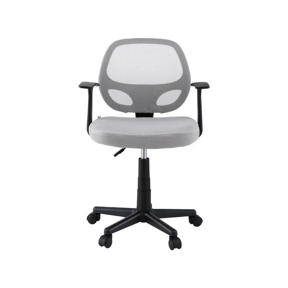 Artiss Mesh Office Chair Computer Gaming Desk Chairs Work Study Mid Back Grey