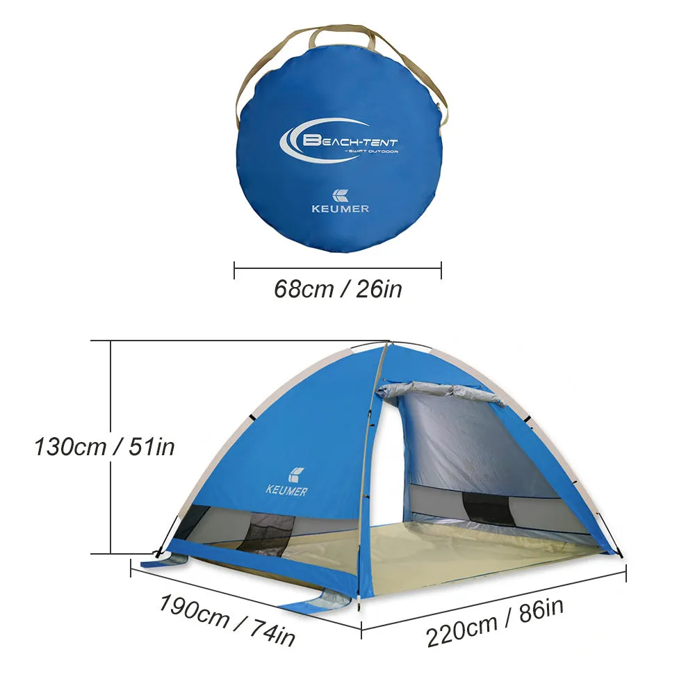 Automatic Instant Pop Up Beach Tent