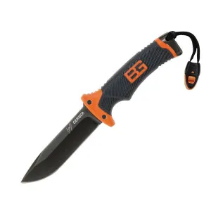 Bear Grylls Ultimate, Black-Orange Handle, Black Plain