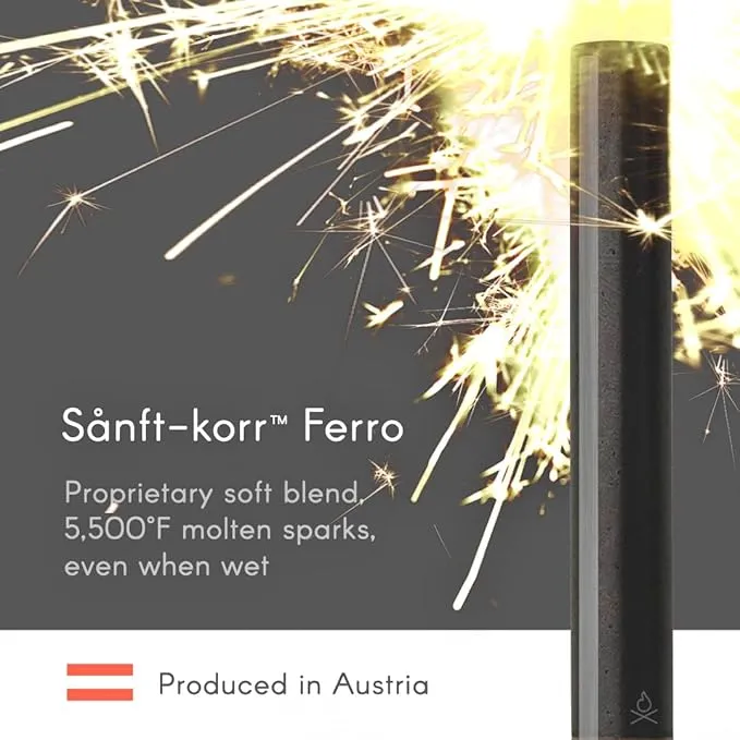 überleben Fire Starter for Survival - Waterproof Flint and Steel - Camping Fire Starter