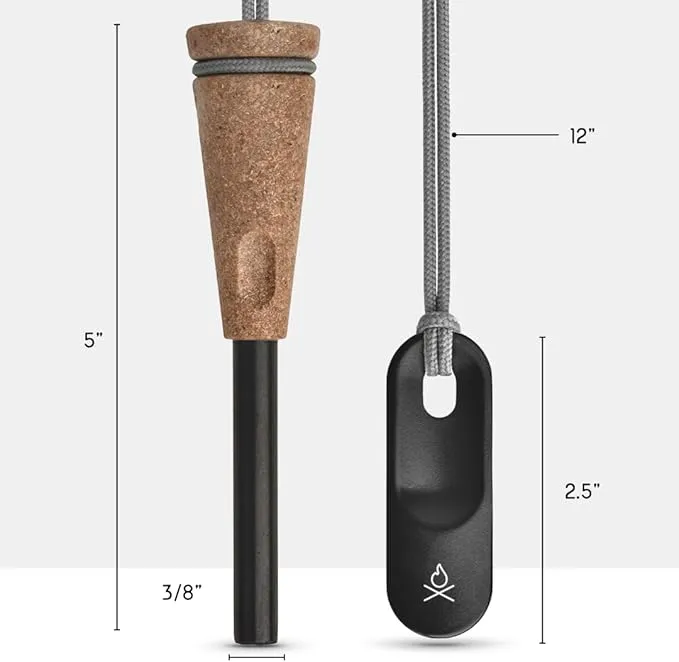 überleben Fire Starter for Survival - Waterproof Flint and Steel - Camping Fire Starter
