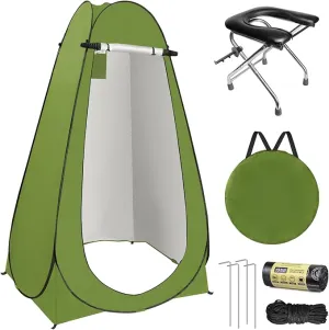BLIKA Portable Toilet Kit for Adults, Instant Pop Up Privacy Tent