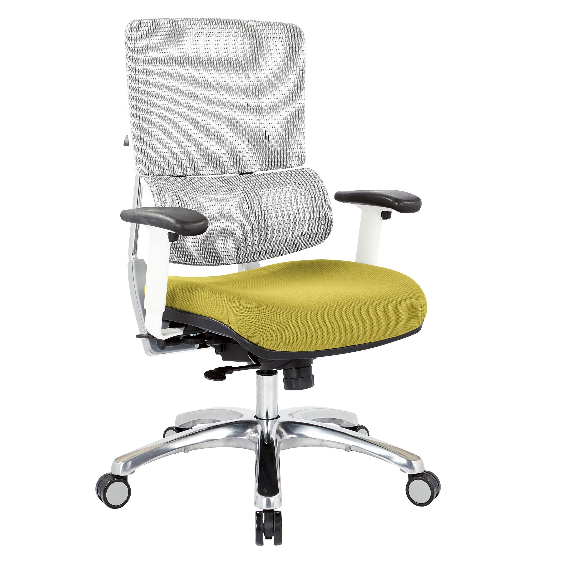 Breathable White Vertical Mesh Chair
