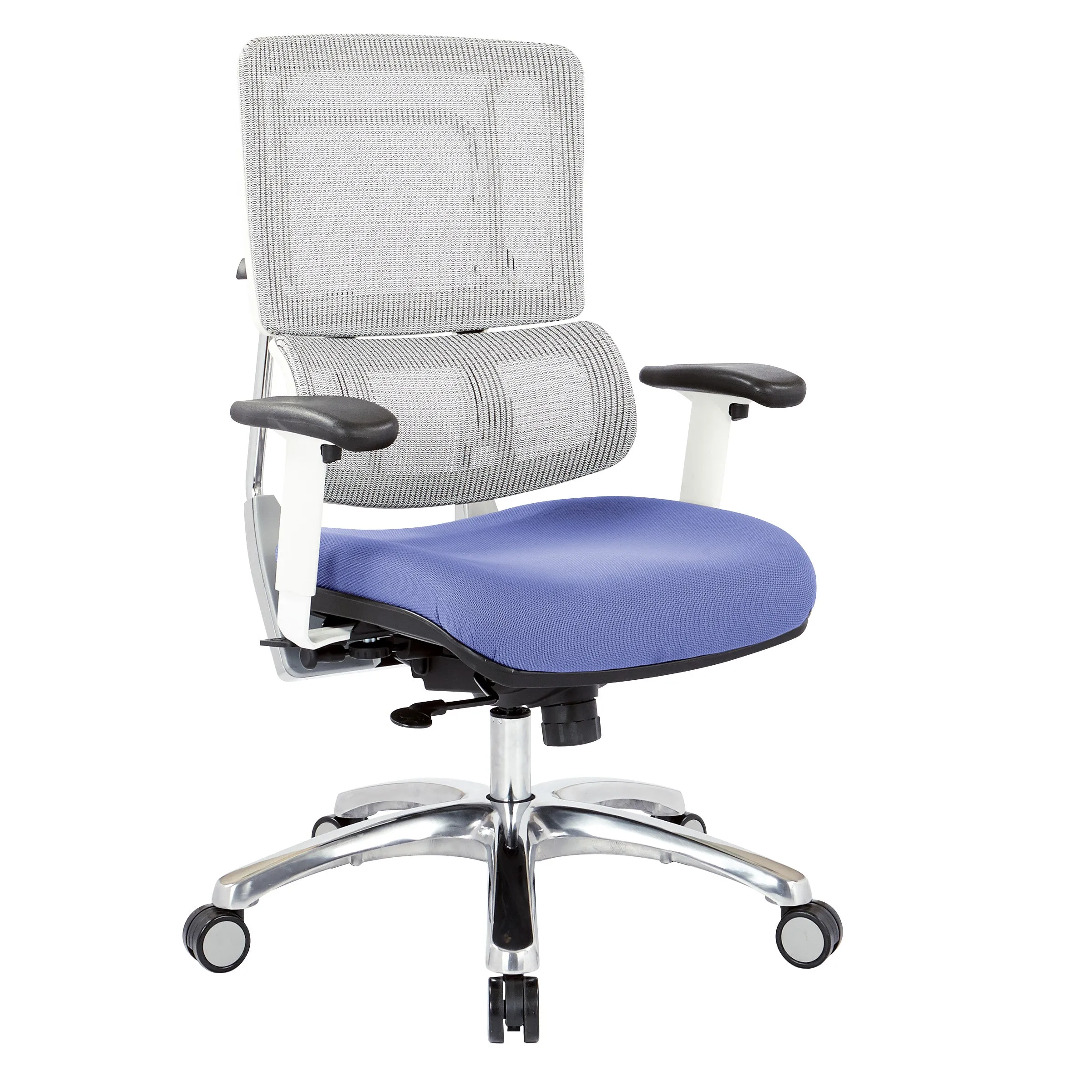 Breathable White Vertical Mesh Chair