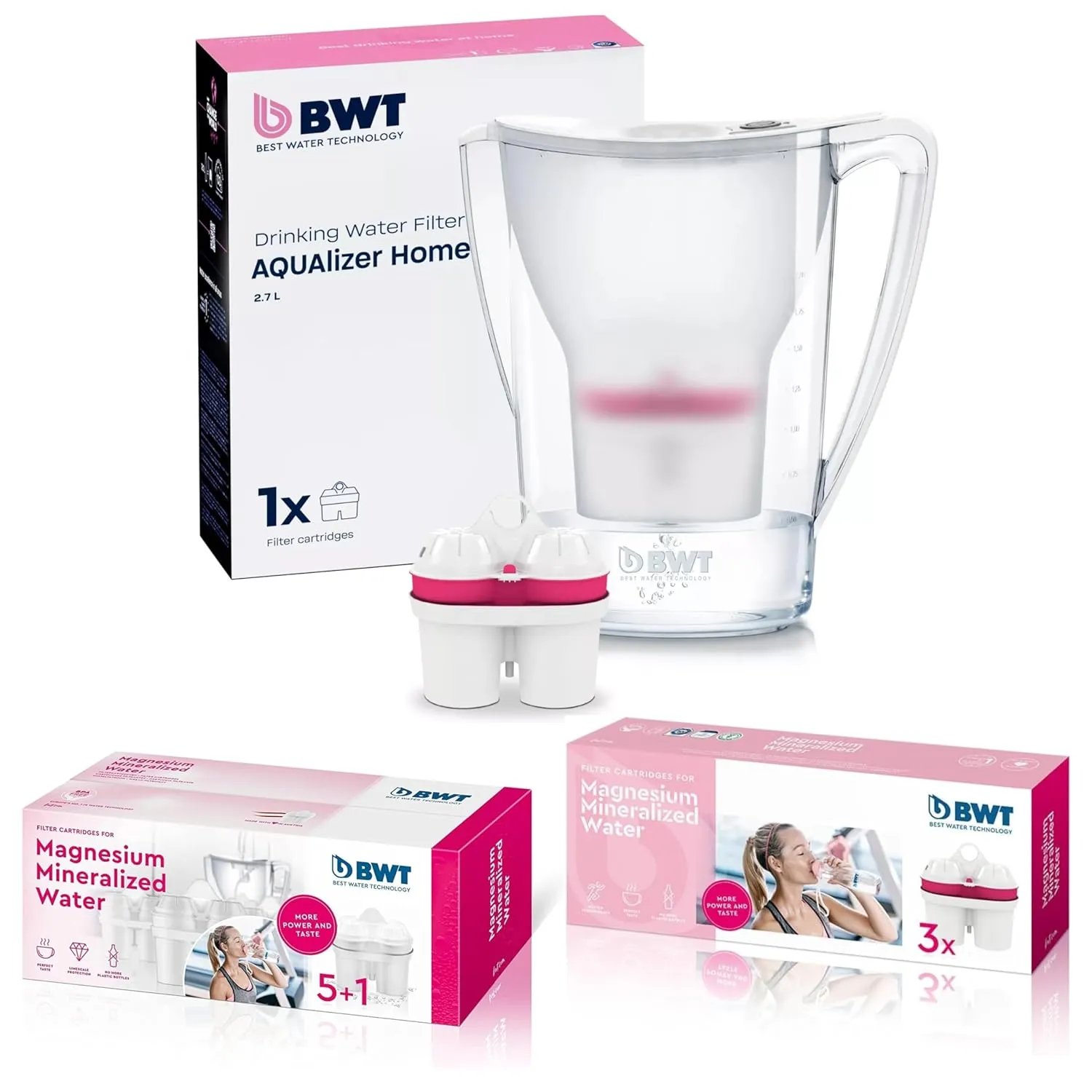 BWT AQUAlizer Home White   9-Pack Filter Bundle (10x120L, 1200L Capacity)