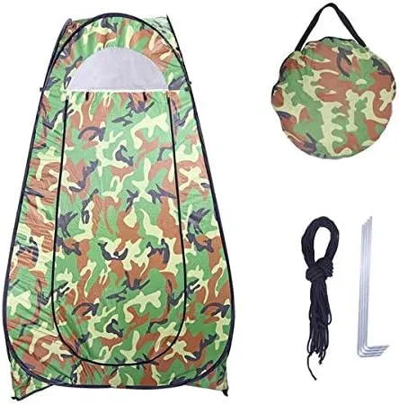 Camping Privacy Shelters Wide Quick Set Up Privacy Tent, ToileShower Tent Pop up Camping Changing Tent Portable Waterproof Outdoor Dressing Bathroom Toilet Tent Privacy Shelter Tent