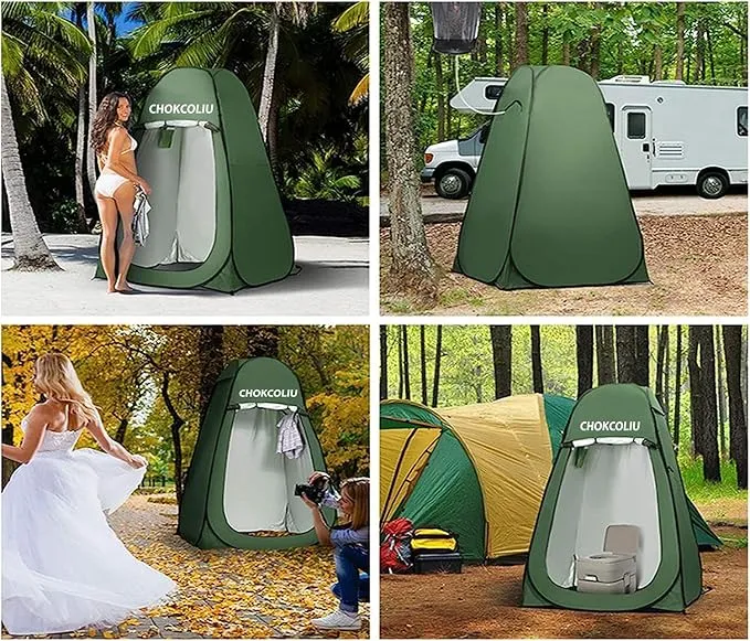 Camping Shower Tent Privacy Tent - Pop Up Changing Toilet Portable Sun Shelters Dressing Room Instant Outdoor for Camping Hiking Beach Picnic Fishing with Carrying Bag Privacy Tent & Shower Bag