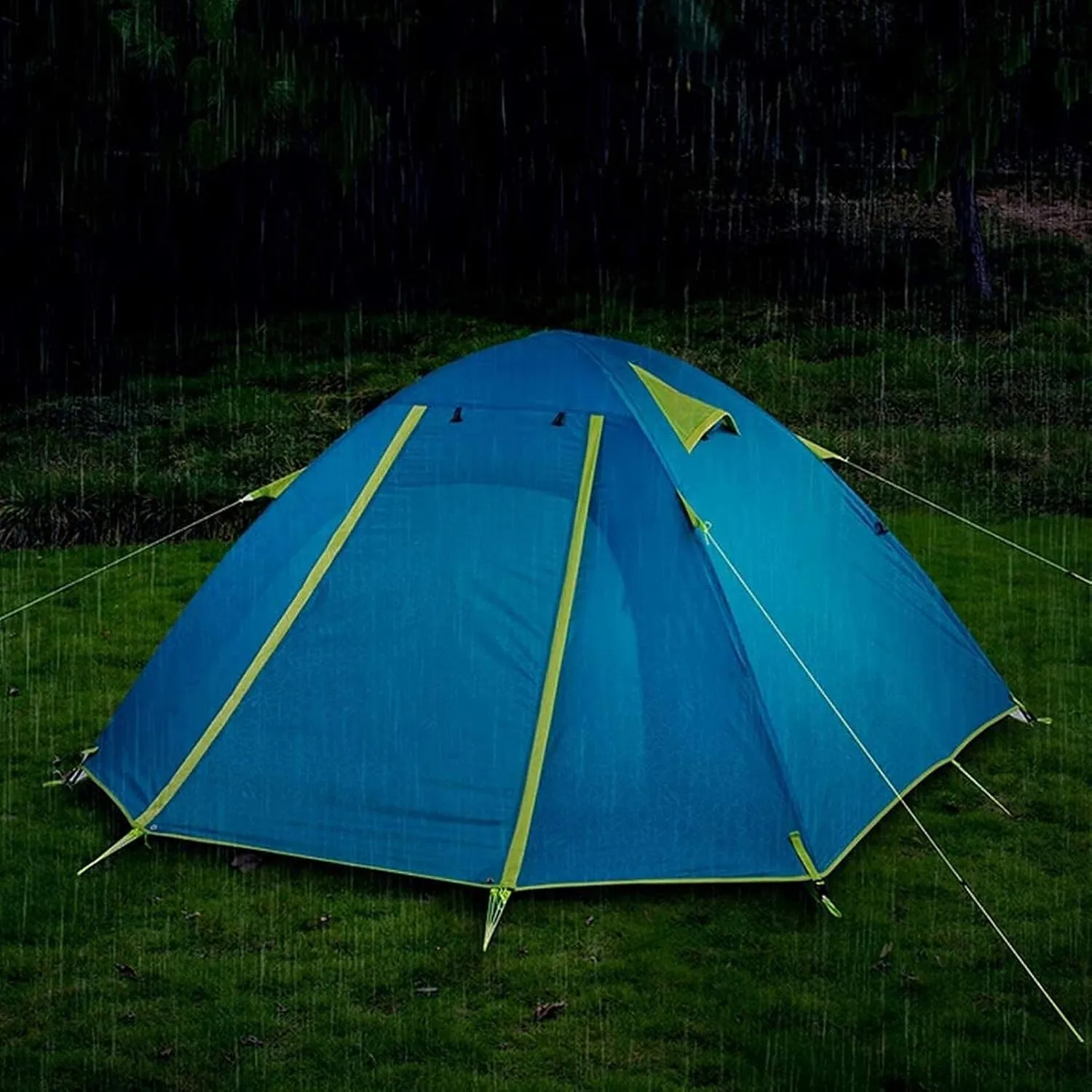 Camping Tents, Camping Tents | 2-4 Person Family Tent Outdoor Double Waterproof Sunscreen | Very Suitable for The Beach, Outdoors, Travel, Hiking (4 M