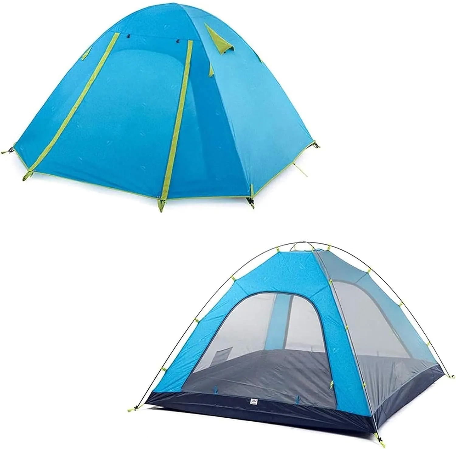 Camping Tents, Camping Tents | 2-4 Person Family Tent Outdoor Double Waterproof Sunscreen | Very Suitable for The Beach, Outdoors, Travel, Hiking (4 Man A)