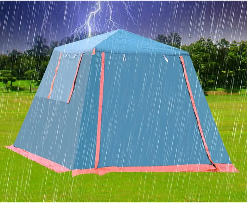 Camping Tent,Tents for Camping with Porch, Instant Automatic Pop Up Teepee, Easy Set Up Family Tent Perfect for Beach, Outdoor, Traveling, Hiking,, 240X240X190CM, Green