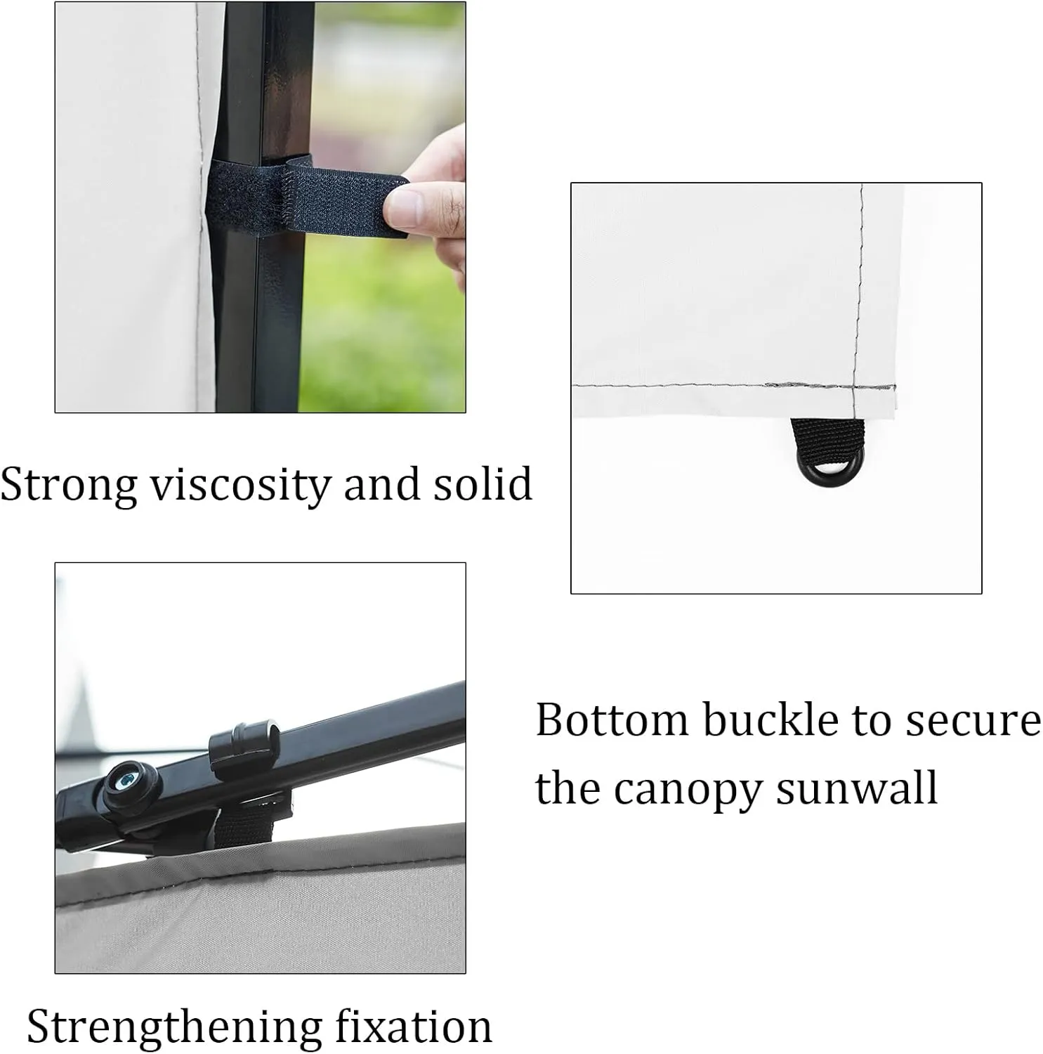 Canopy SunWall, 10x10ft Pop Up Canopy Sidewall for Instant Canopy Tent Gazebos, 1 Pack Sidewall Only Navy