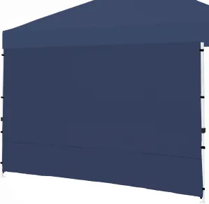 Canopy SunWall, 10x10ft Pop Up Canopy Sidewall for Instant Canopy Tent Gazebos, 1 Pack Sidewall Only Navy