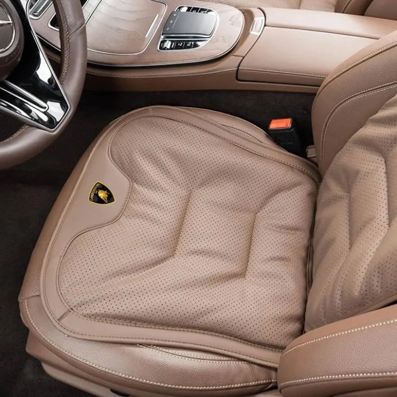 Car Seat Cushion for Lamborghini Gallardo/Islero/Jalpa/Jarama/Miura/Murciélago/Urraco, Sciatica and Back Pain Relief, Road Trip Essentials for Drivers, Comfort for Car Driver, Office
