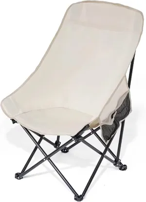 Chair Portable, Folding Design, Ultralight Folding Chair, Family Picnic Chairs, Garden Chairs Outdoor, Large Portable Camping Chair, with Side Pocket, Storage Pockets, Carry Bag (Color : B, Size : 4