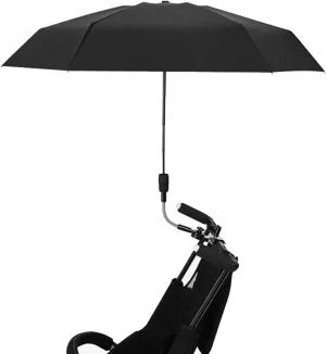 Chair Umbrella with Clamp, Adjustable Umbrella for Chair, Stroller Umbrella Parasol, Waterproof Umbrella for Beach Chair, Wheelchair, Stroller, Camping Chair