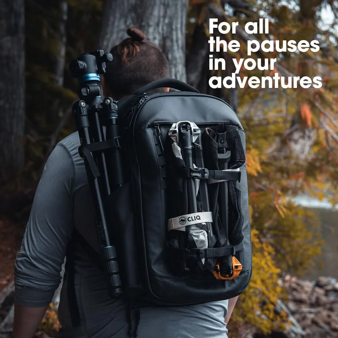 CLIQ Portable Chair Version 1.0 - Lightweight Folding Chair for Camping - Supports 300 Lbs - Perfect for Outdoor Adventures - Mist Bundle