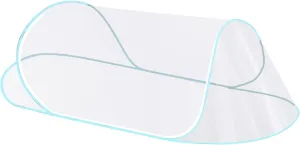CMINGJ Large Pop Up Mosquito Tent, Portable Foldable Mosquito Net for Bed Camping Travel Patio (78 * 31 * 22inch) (Blue Fixed Size)