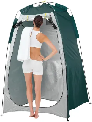 Cocoarm Portable Shower Tent Shower Toilet Tent Portable Shower Toilet Changing Tent Camping Shelter Tent with Zipped Window and Large Door