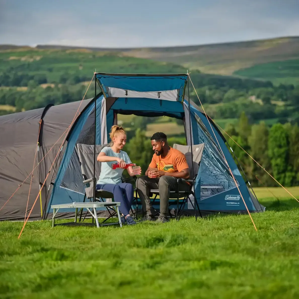 Coleman Waterfall 5 Family Poled Tent - 5 Person