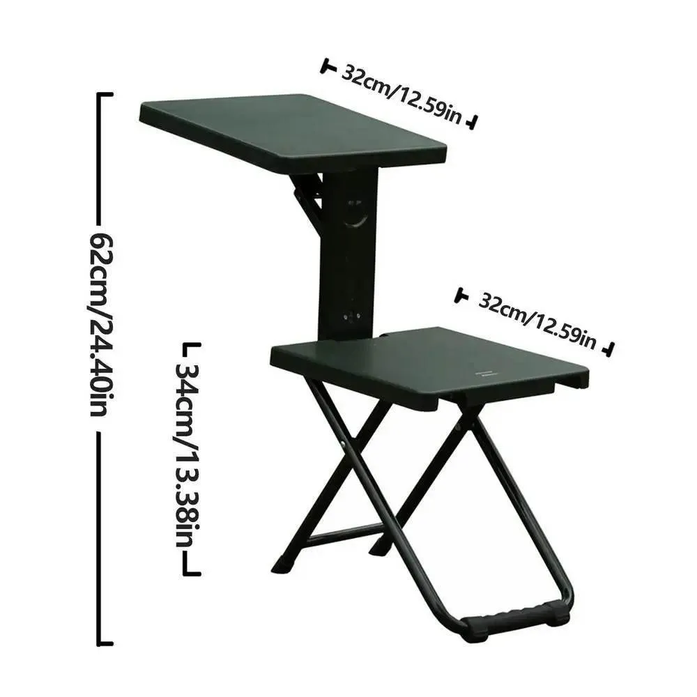 Compact Foldable Camping Chair  Table - Portable Outdoor Furniture for Easy Travel