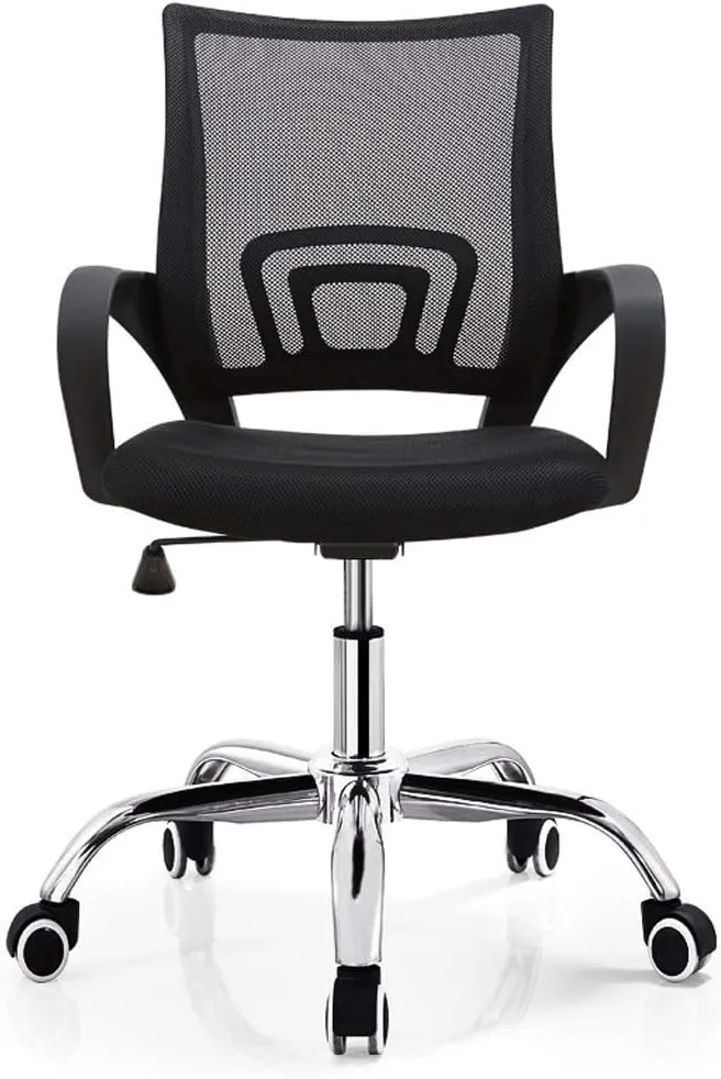 Computer Chair, Office Chair Black Rotating Office Chair Solid Computer Chair Office Furniture Breathable Mesh Game Chair